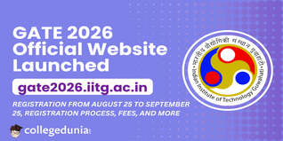 GATE 2026 Official Website Launched, Registration Starts on August 25 @gate2026.iitg.ac.in